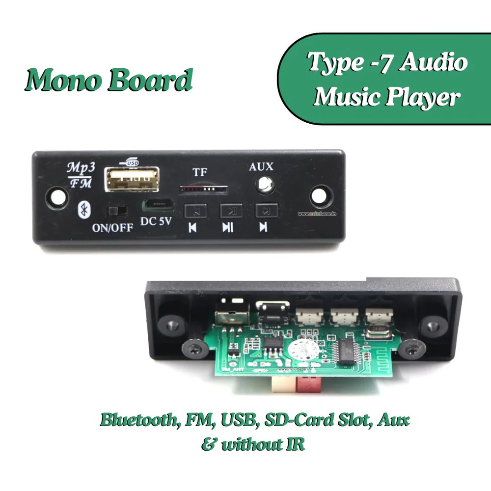 Mono Bluetooth Audio Music Player