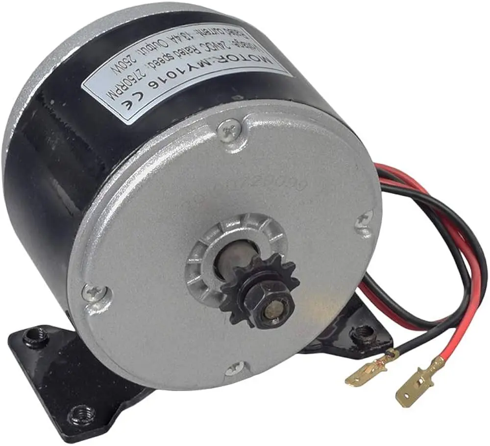 24V 250W 2650RPM Brush Hub Motor